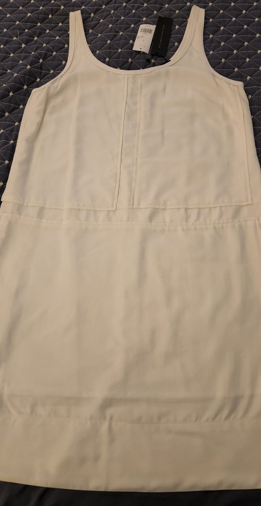 Banana Republic shift dress, white, size 6
